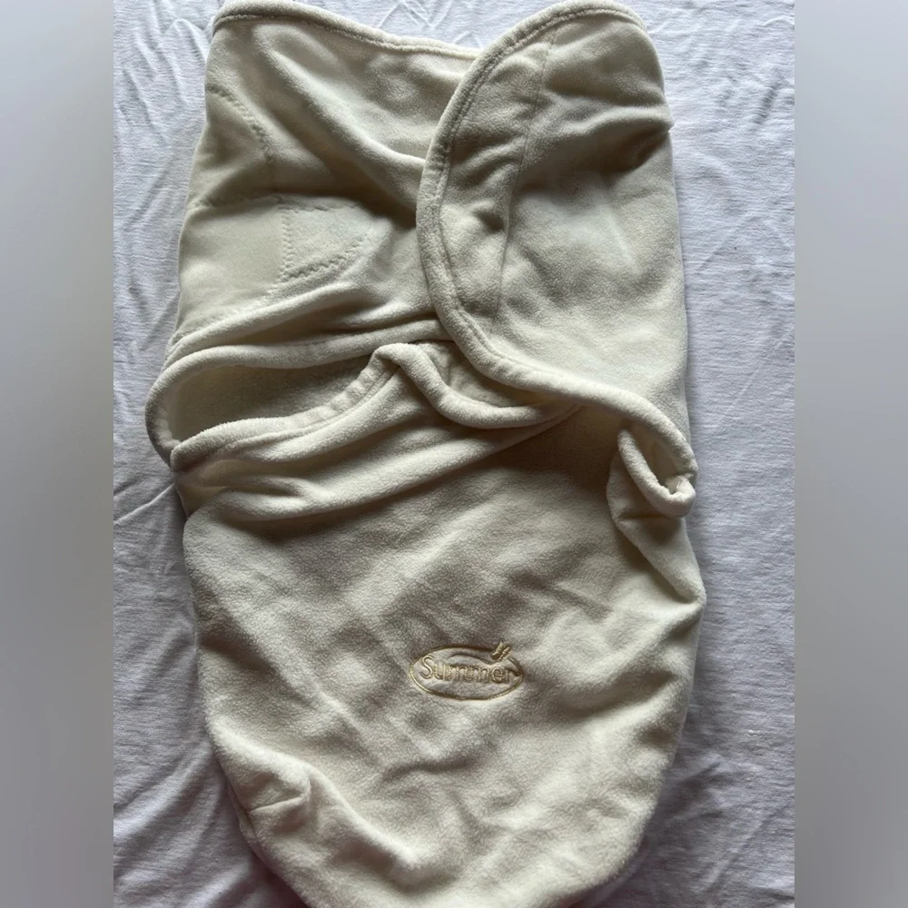 SwaddleMe Sack Boy or Girl Fleece Cream off white Baby
